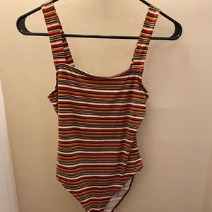 Forever 21 striped bodysuit